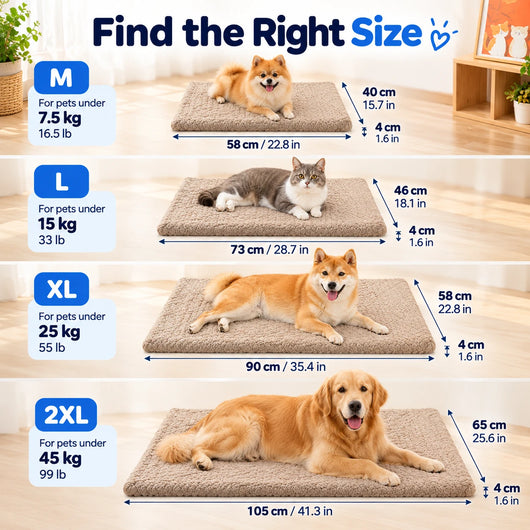 Pawxify CloudRest 3D Foam Dog Bed