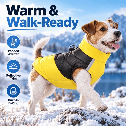 Pawxify FrostTrail  Reflective Winter Dog Jacket