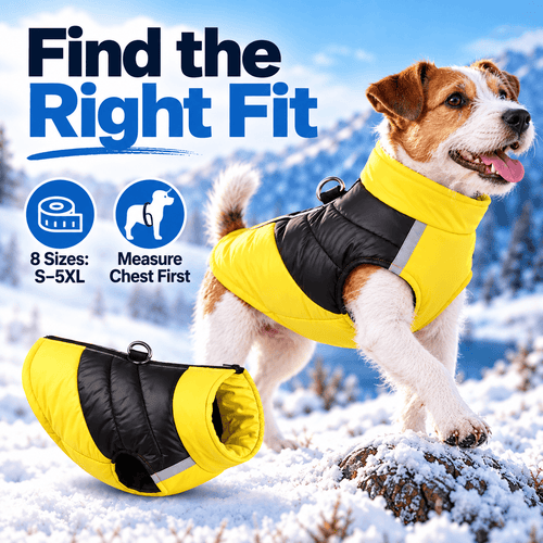 Pawxify FrostTrail  Reflective Winter Dog Jacket