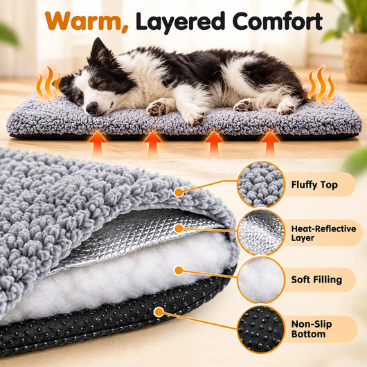 Pawxify CozyReflect Self-Warming Pet Mat