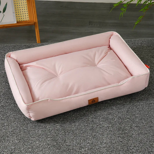 Pawxify CozyHaven Cushioned Bolster Dog Bed