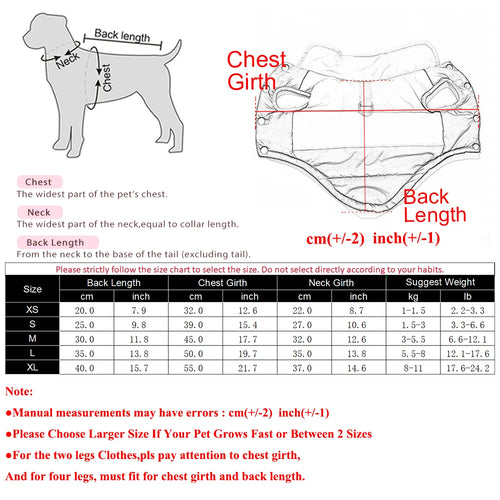 Pawxify CozyClip Colorblock Winter Dog Vest