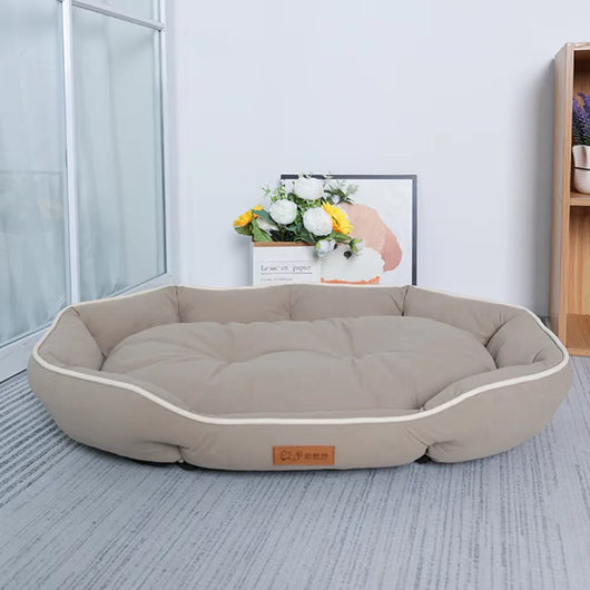 Pawxify CozyHaven Cushioned Bolster Dog Bed