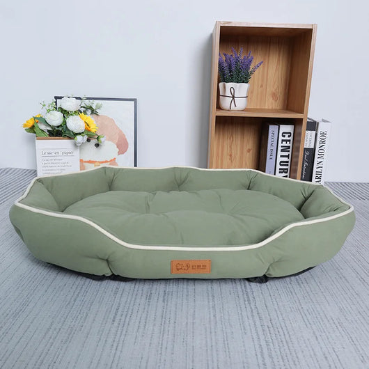 Pawxify CozyHaven Cushioned Bolster Dog Bed
