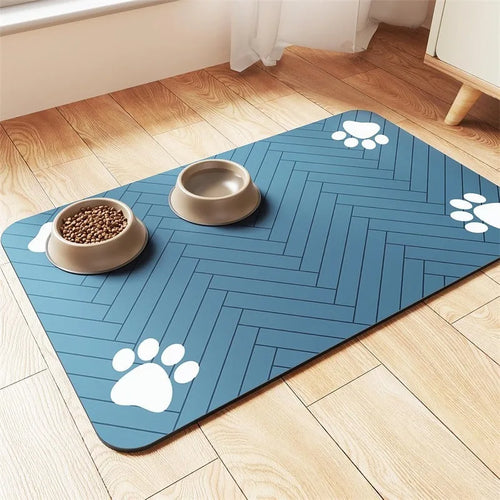 Pawxify Quick-Dry Absorbent Pet Feeding Mat