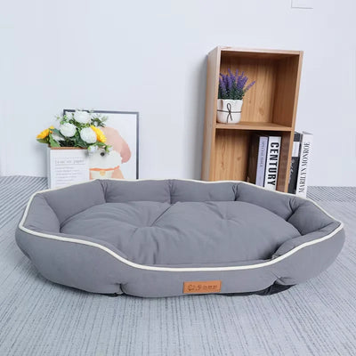 Pawxify CozyHaven Cushioned Bolster Dog Bed