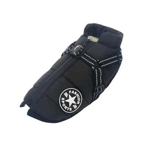 Pawxify ShieldWalk Winter Dog Coat with Built-In Harness