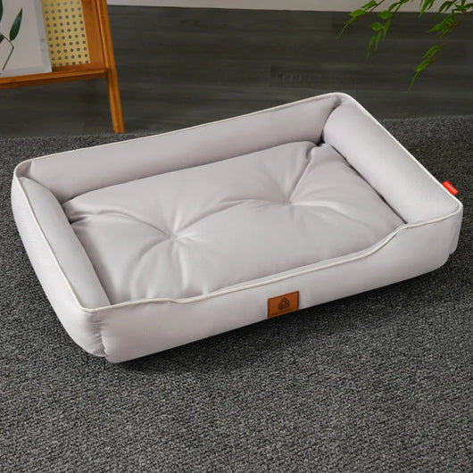 Pawxify CozyHaven Cushioned Bolster Dog Bed
