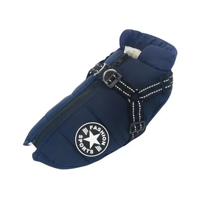 Pawxify ShieldWalk Winter Dog Coat with Built-In Harness