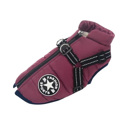 Pawxify ShieldWalk Winter Dog Coat with Built-In Harness