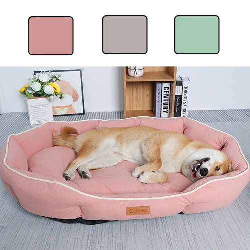 Pawxify CozyHaven Cushioned Bolster Dog Bed