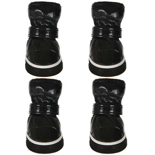 Pawxify SnowStep Fleece-Lined Winter Dog Boots