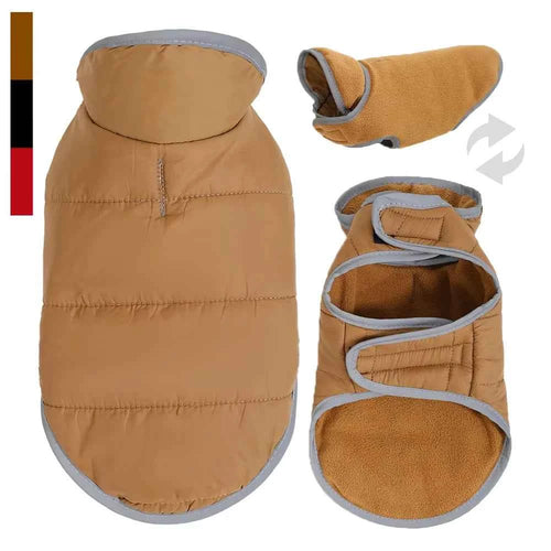 Pawxify DuoWarm Reversible Winter Dog Coat