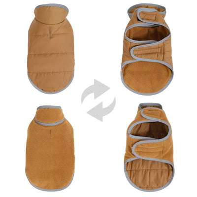 Pawxify DuoWarm Reversible Winter Dog Coat