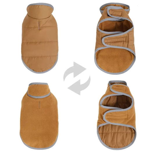 Pawxify DuoWarm Reversible Winter Dog Coat
