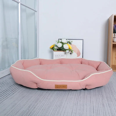 Pawxify CozyHaven Cushioned Bolster Dog Bed