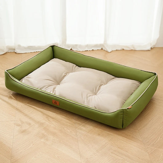 Pawxify CozyHaven Cushioned Bolster Dog Bed