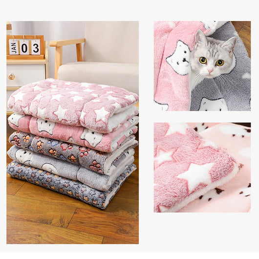 Pawxify CozyFlip Reversible Plush Pet Mat