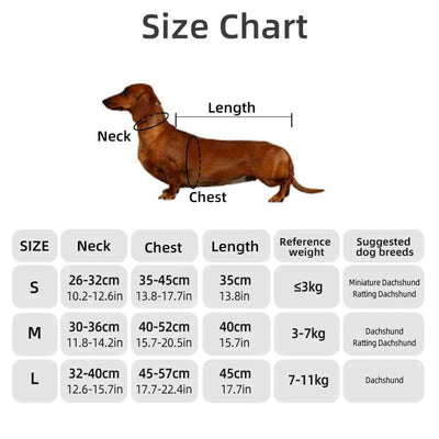Pawxify LongFit Dachshund Winter Coat