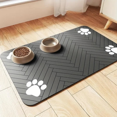 Pawxify Quick-Dry Absorbent Pet Feeding Mat