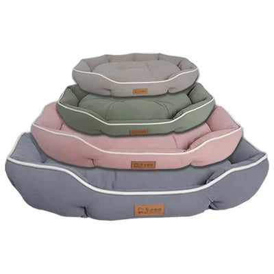 Pawxify CozyHaven Cushioned Bolster Dog Bed