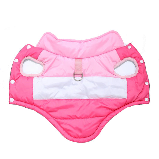 Pawxify CozyClip Colorblock Winter Dog Vest
