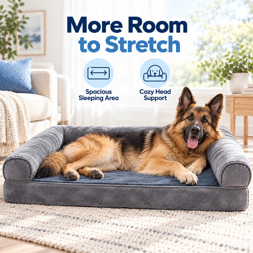 Pawxify CloudRest Orthopedic Bolster Dog Bed