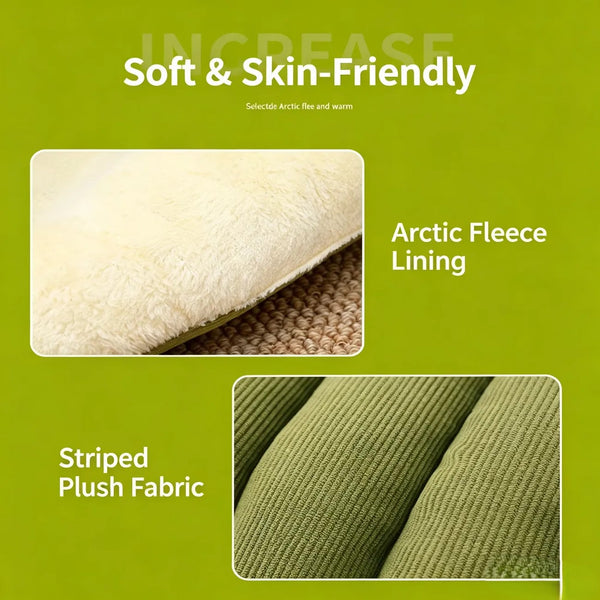 Textured corduroy exterior